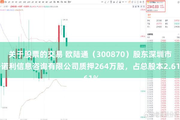 关于股票的交易 欧陆通（300870）股东深圳市格诺利信息咨询有限公司质押264万股，占总股本2.61%