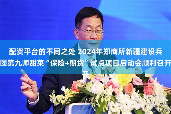 配资平台的不同之处 2024年郑商所新疆建设兵团第九师甜菜“保险+期货”试点项目启动会顺利召开