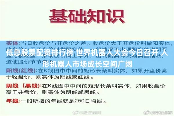 低息股票配资排行榜 世界机器人大会今日召开 人形机器人市场成长空间广阔