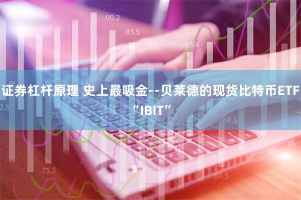 证券杠杆原理 史上最吸金--贝莱德的现货比特币ETF“IBIT”