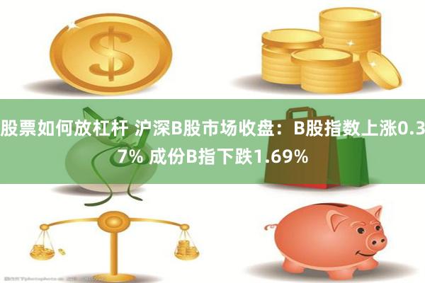 股票如何放杠杆 沪深B股市场收盘：B股指数上涨0.37% 成份B指下跌1.69%